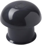 Chapeau de ventilation simple Nicoll CC10 diamètre 100 mm ardoise